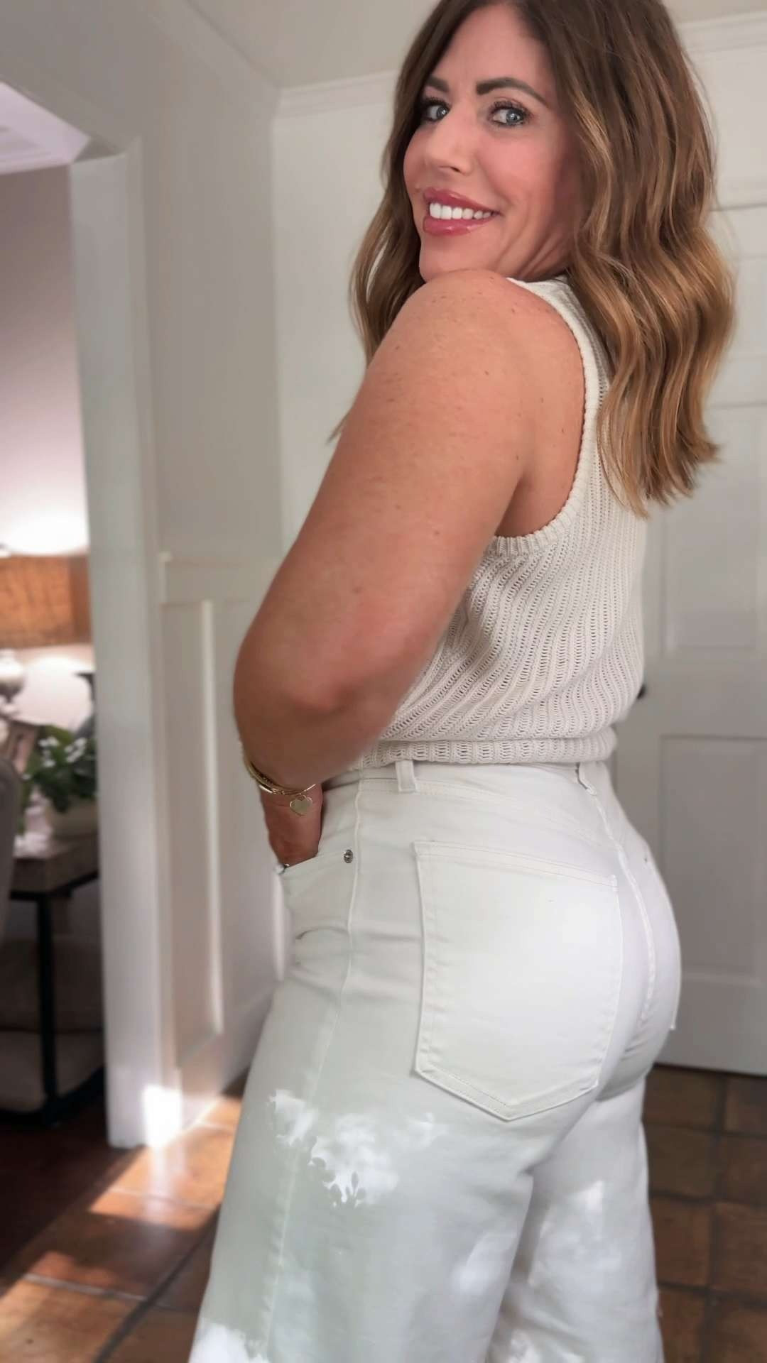 look for less $28 jeans from Target styled five easy ways for spring & summer!

available in length options, the perfect stretch & structure, super comfy and flattering! I am wearing a size 10

medium in sweater tank
large in denim jacket
I sized up twice to an XL in the denim shirt for an oversized fit
I'm wearing my true size medium in the white cotton/lace tank
White tee is a medium


vacation outfit ideas, white denim, summer outift ideas, white denim styled for summer, over 40 style, denim shirt, denim jacket, all white outfit
 

 

#LTKootd #LTKOver40 #LTKMidsize