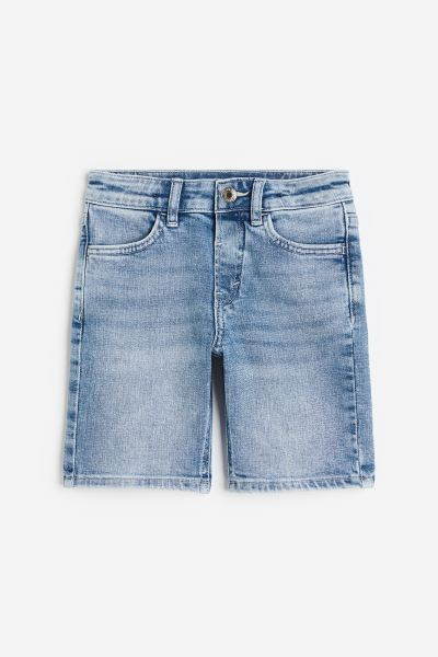 Relaxed Fit denim shorts | H&M (UK, MY, IN, SG, PH, TW, HK)