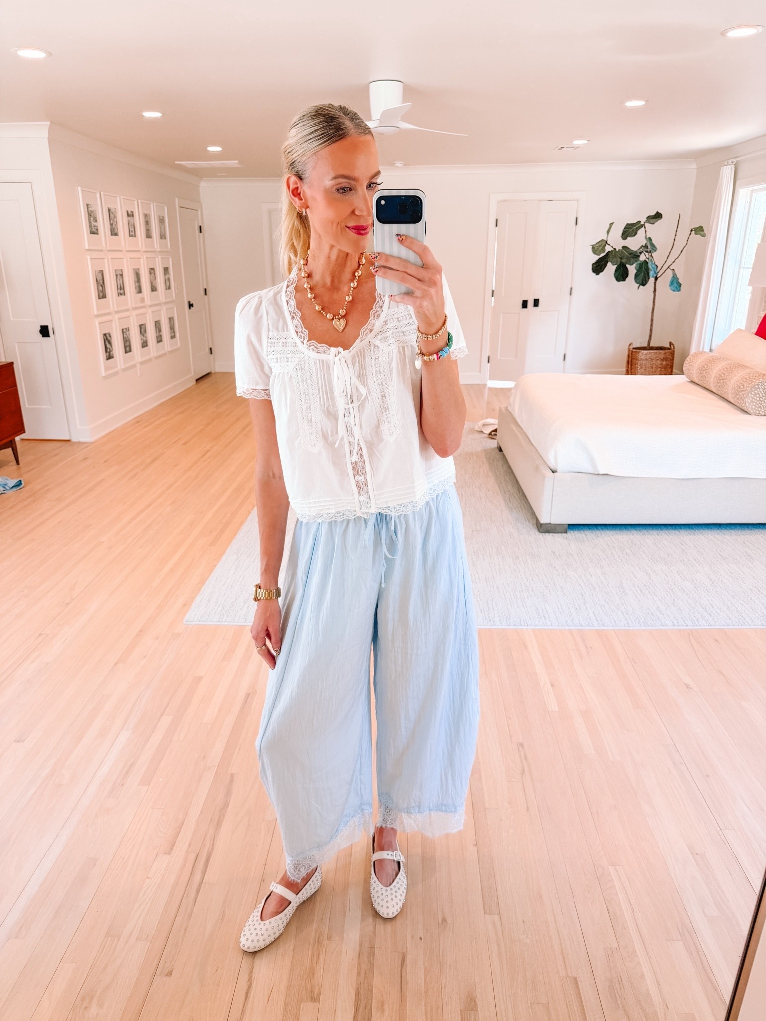 Obsessed with this lace top from Amazon! 

Boho top / Lounge trousers / Classic style / Summer outfit

#LTKgrwm #LTKootd #LTKdayinmylife