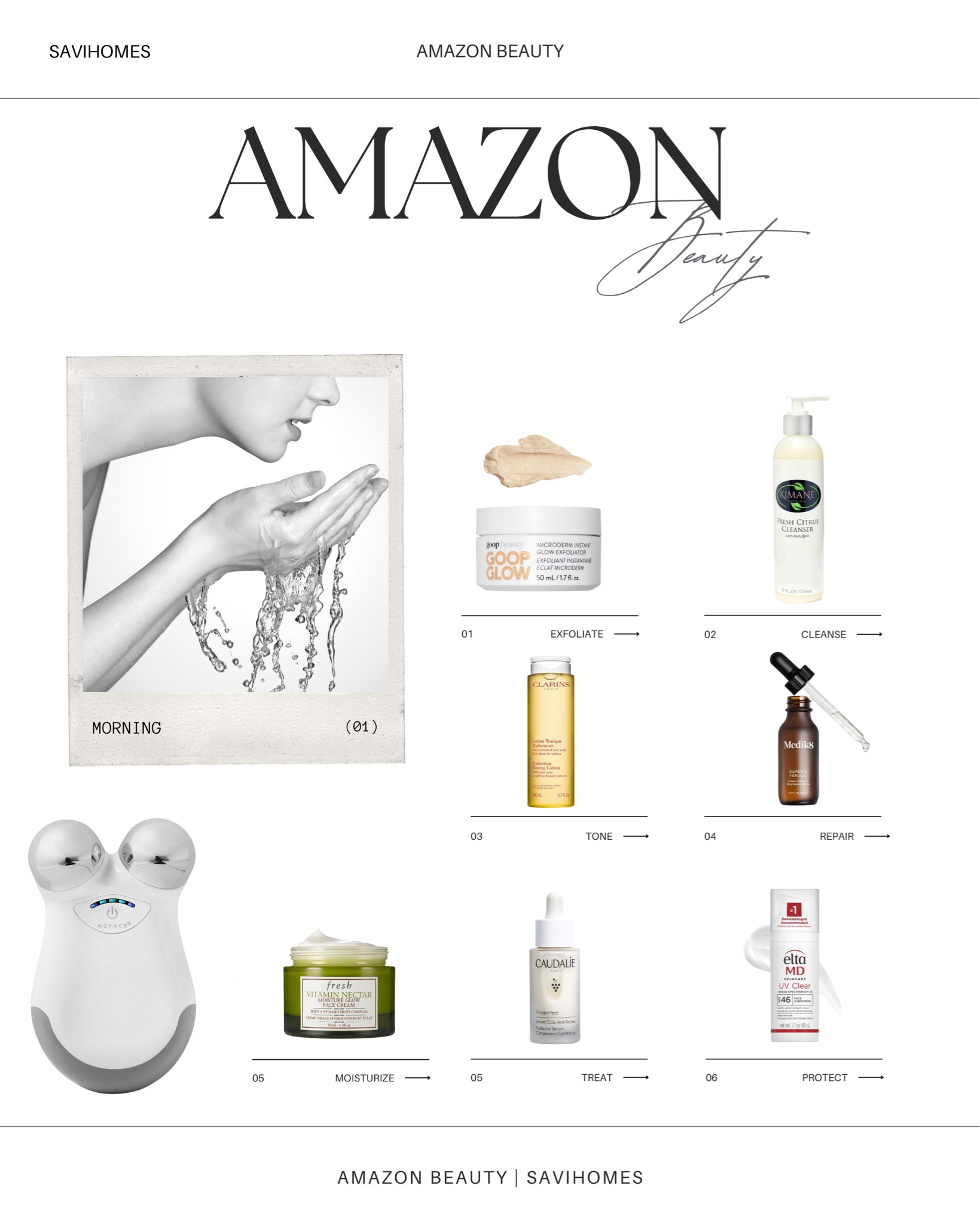 Amazon Beauty Morning Skincare Routine Favorites #amazonbeauty #amazonprime #amazonbeauty #skincare #primeday #atx #texas #ltkbeauty #beauty #antiaging #amazonsale #LTKSummerSales 

#LTKxNSale 

#LTKStyleTip