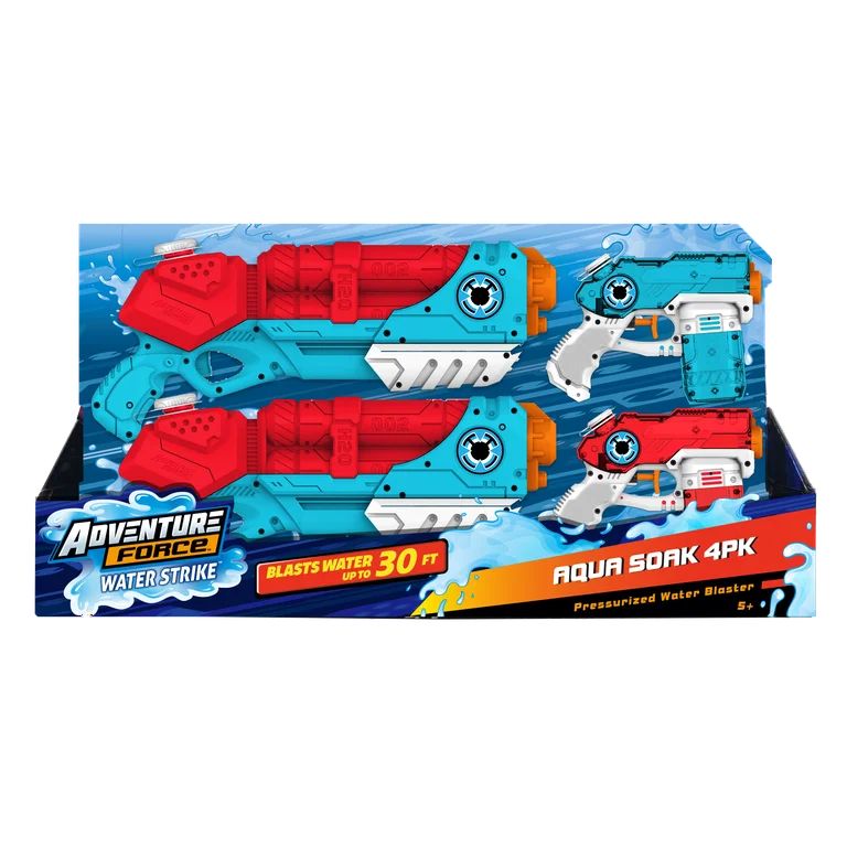 Adventure Force Water Strike Aqua Soak 4 Pack | Walmart (US)