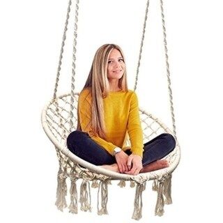 Sorbus Hammock Chair Macrame Swing, 265 Pound Capacity | Bed Bath & Beyond