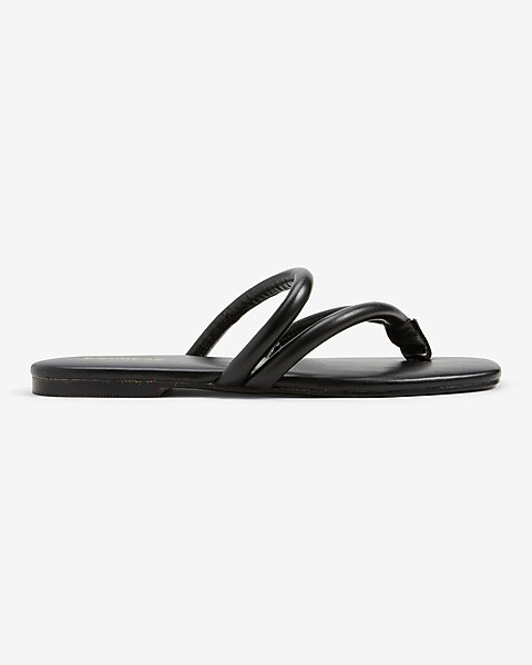 Square Toe Tube Strap Sandals | Express