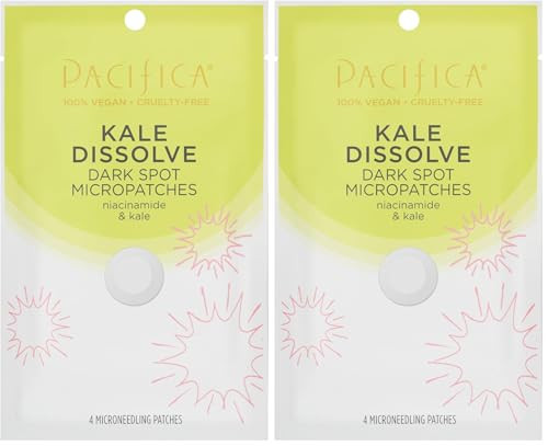 Pacifica Dark Spot Dissolving Micropatches – Microneedling Dots with Niacinamide, Tranexamic Acid & Kale to Fade Post-Acne Marks and Age Spots, Brightening Patch Treatment, Clean Vegan Skincare​ | Amazon (US)