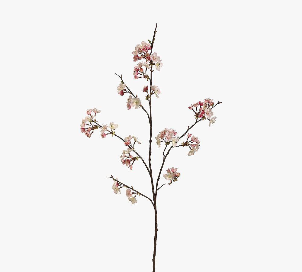 Faux Cherry Blossom Branch - Set of 3 | Pottery Barn (US)