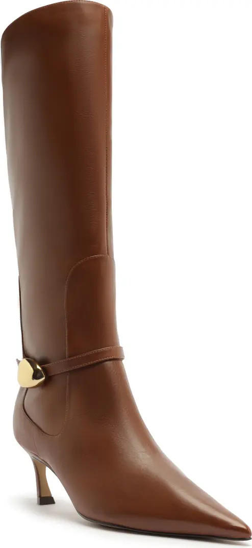 Farrah Pointed Toe Knee High Boot (Women) | Nordstrom