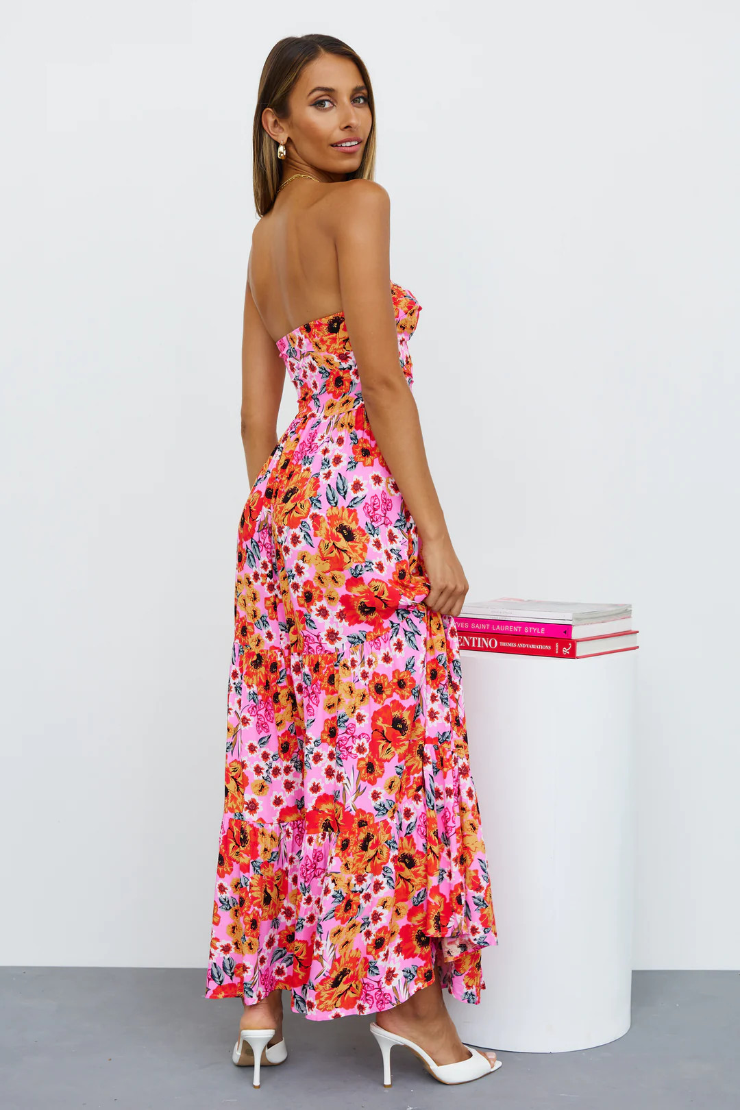 Speak To My Heart Midi Dress Pink | Hello Molly (AU)