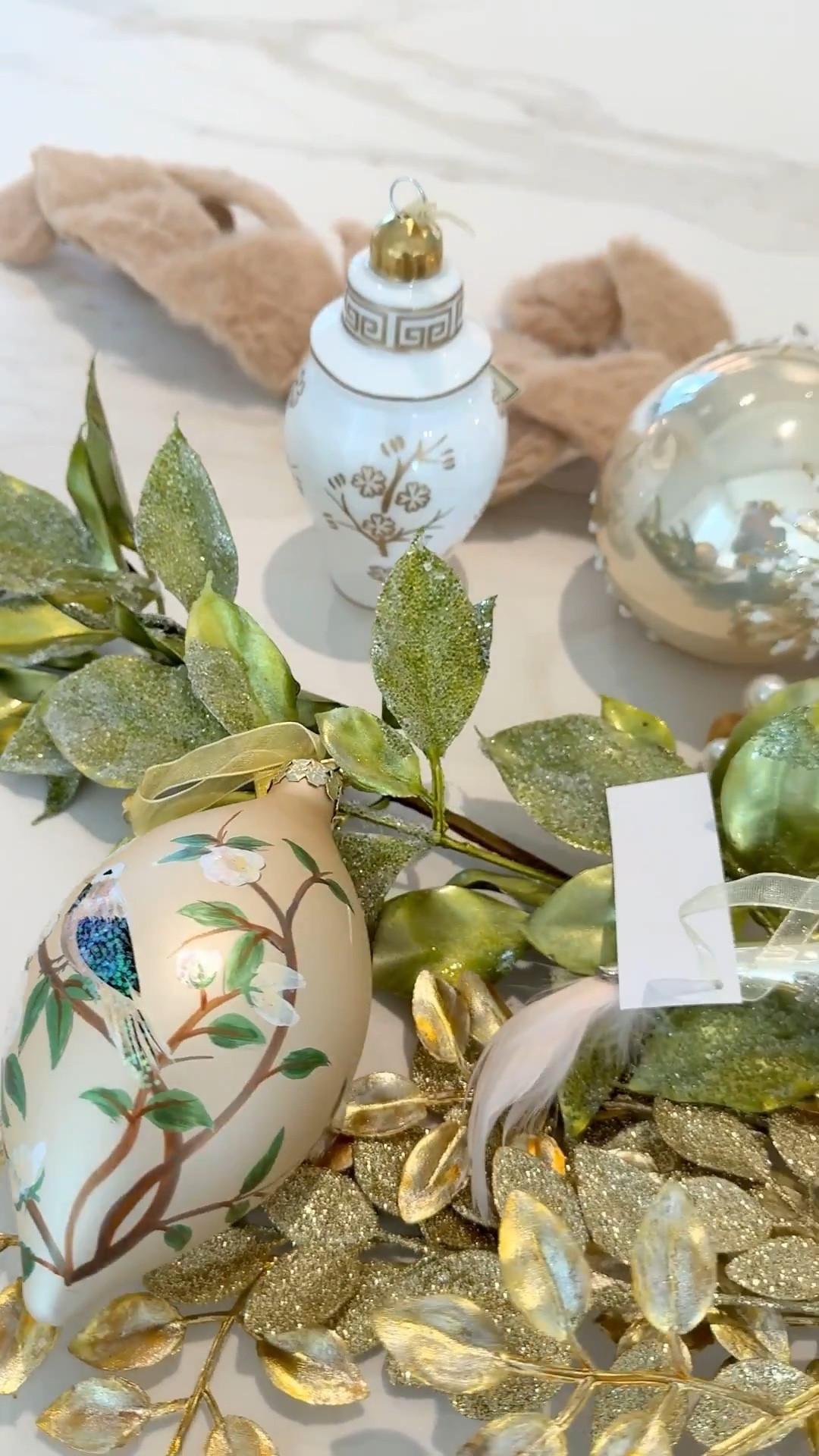 Excited to start decorating this next couple of weeks! Here are just a few new stems and ornaments I’ll be adding this year. My colors this year will be green, gold and white 💫🎄✨

#LTKSeasonal #LTKHome