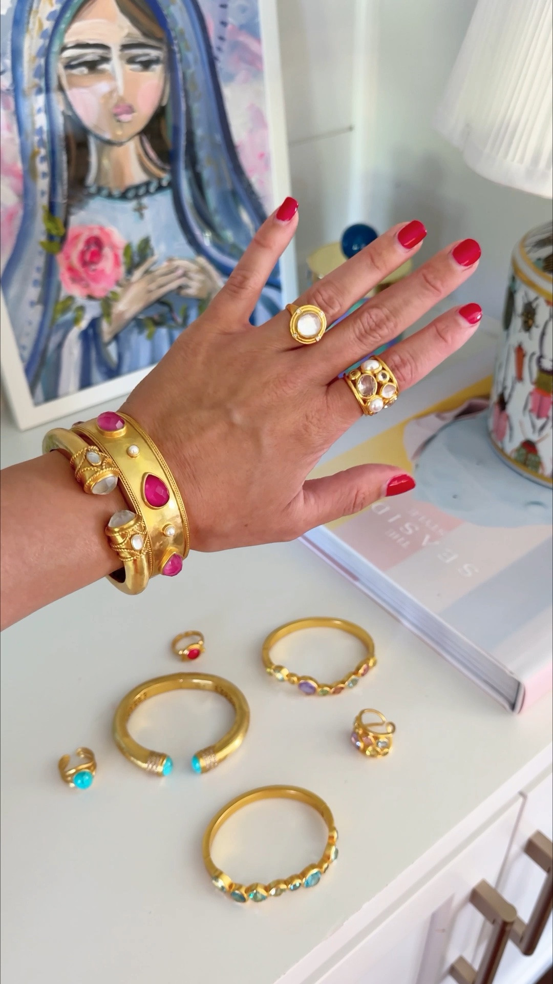 Julie Vos jewelry, Julie Vos sample sale, Julie Vos bangles, gold jewelry, gifts for her, gift ideas for her 

Julie Vos makes some of my most favorite jewelry, and the sample sale is an amazing time to add new pieces to your collection, grab some to have on hand for gifts, or to get your first pieces!✨ gorgeous, quality investment pieces you’ll keep forever! 😍 I think my go-to’s are the cuffs with the pretty stones on the ends, and a matching ring to go with!

#LTKootd #LTKSaleAlert