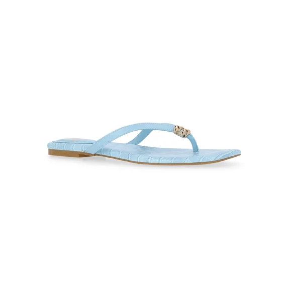 Madden NYC Women's Square Flip Flops | Walmart (US)