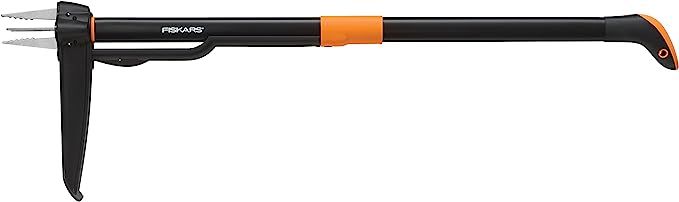 Fiskars 4-Claw Weeder 39 Inch, Black/Orange (339950-1001) | Amazon (US)