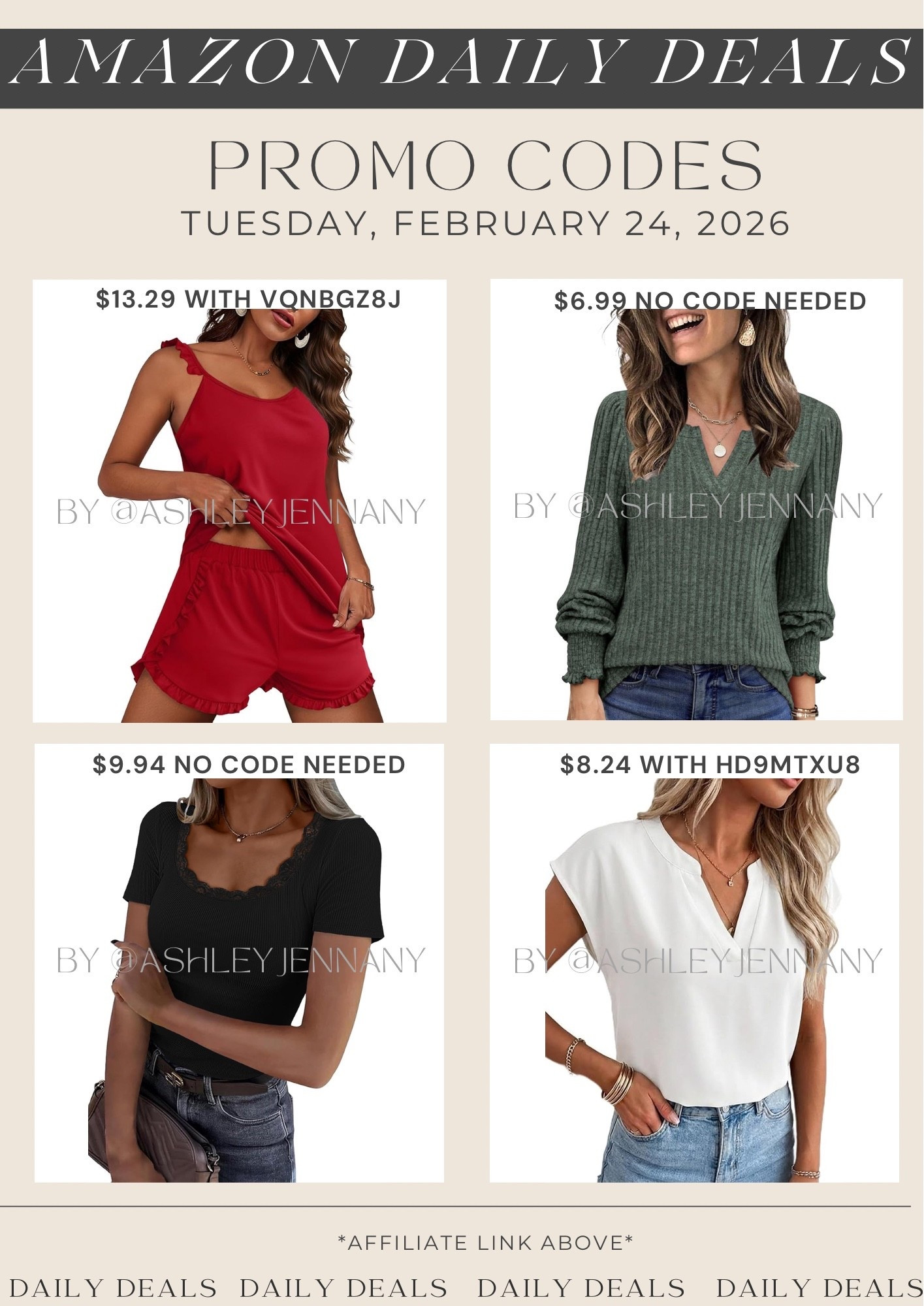 Amazon fashion deals 

#LTKMidsize #LTKSaleAlert