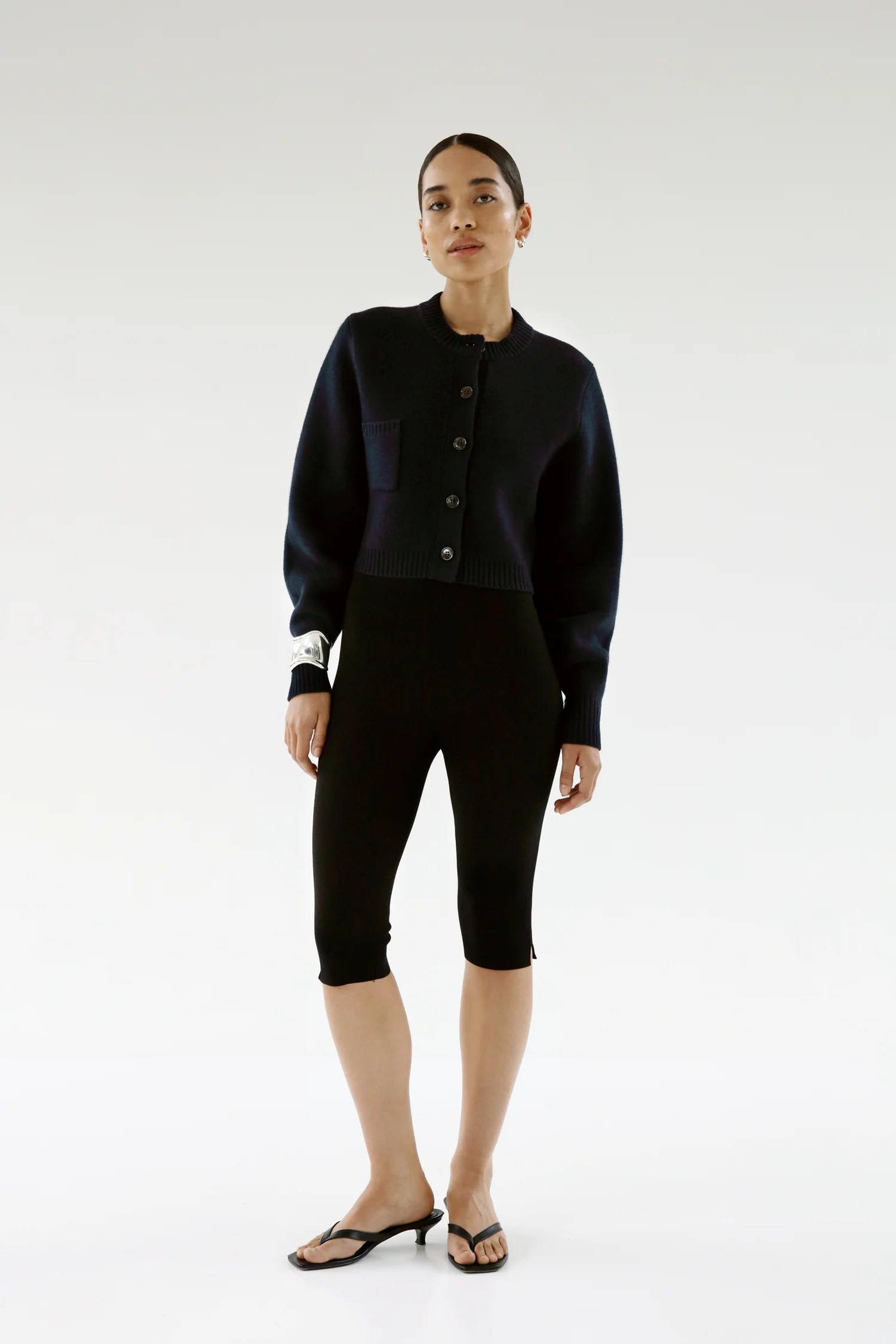 Zozo cardigan, navy | Almada Label