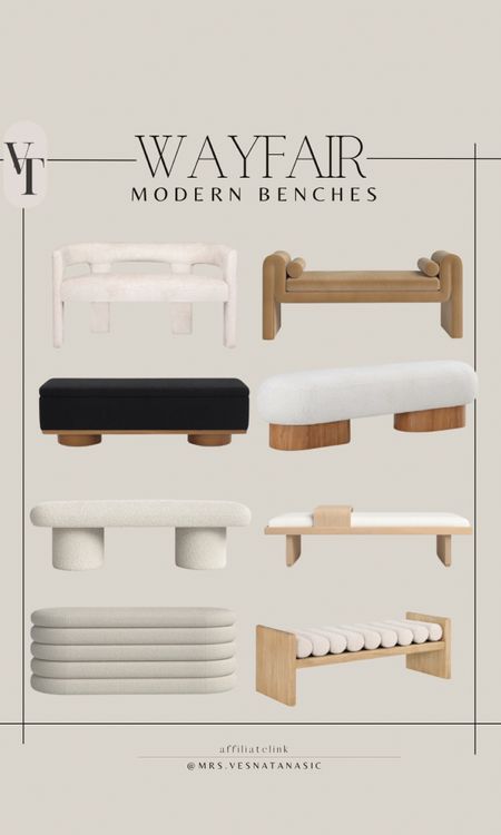 Modern benches I am loving! These are all beautiful and at all price points. Great for bedroom, entryway or loving room. 

Bench, bedroom, living room, entryway, modern benches, @wayfair #wayfair #wayfairfinds 

#LTKSaleAlert #LTKHome