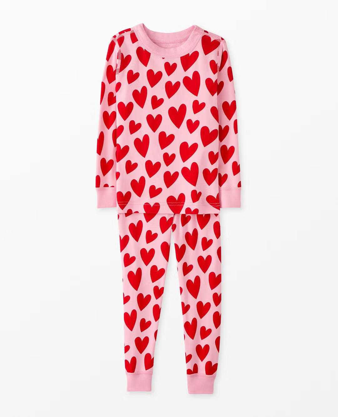 Kids Valentine's Long John Pajama Set | Hanna Andersson