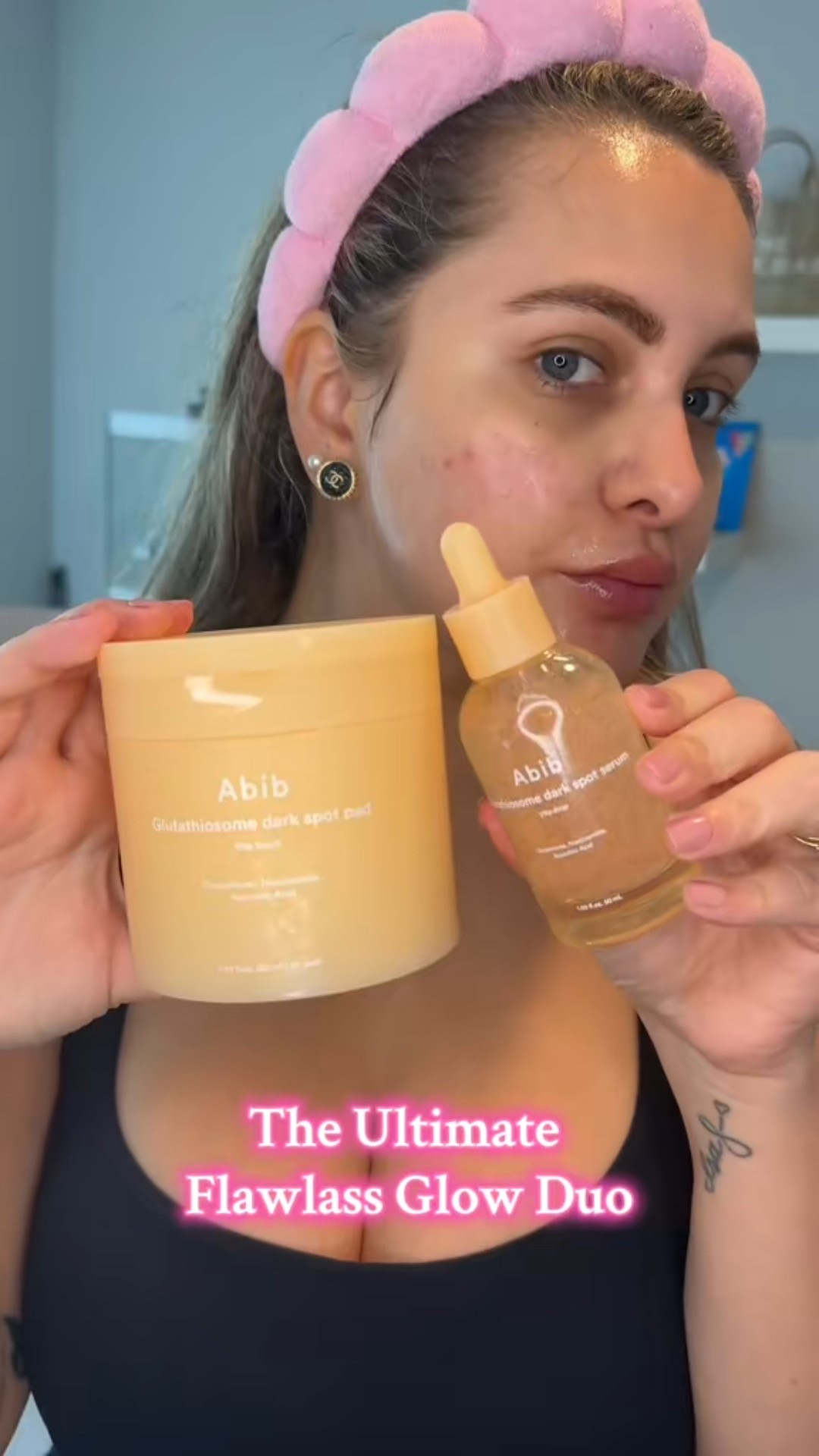 Serum + Pad= Flawless Skin! Each product are amazing individually but when use together even better results!
@Abib Cosmetics
#abib-#abibskincare #koreanskincare #kbeautyskincare #kbeautyproducts
#BeautyTok #beautytips #abib #abibserum #darkspots le #hyperpigmentation #brightening #acnescars #4am #glutathione #vitaminc #niacinamide #kbeauty #koreanskincare #fyp #postacne #darkspotcorrector #acnemarks #tonerpad #Amazonbeauty #us #TikTokShop #tiktokshopbeauty #beautyfinds

#LTKBeauty