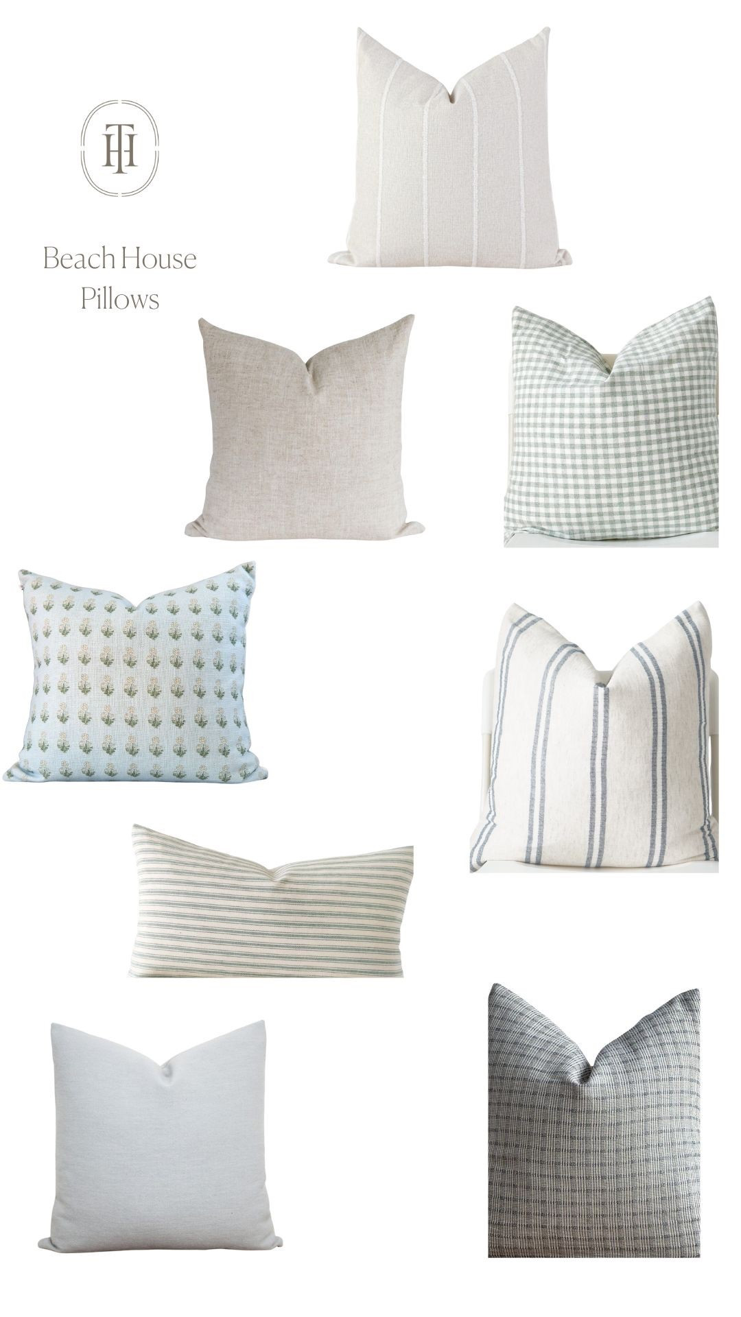 Beach house pillows! 