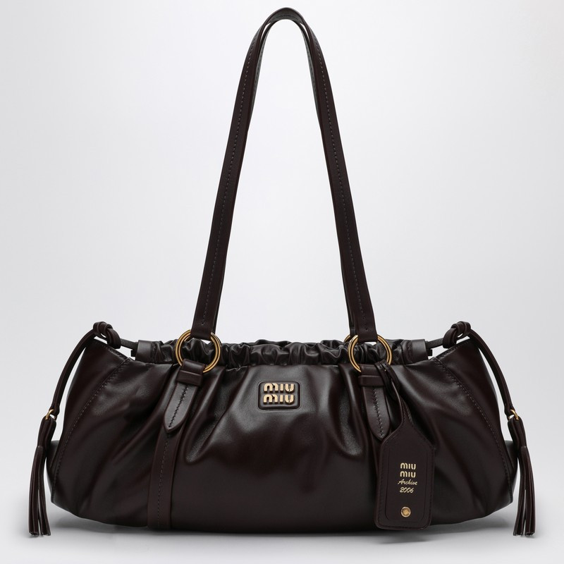 Joie brown nappa bag | The Double F
