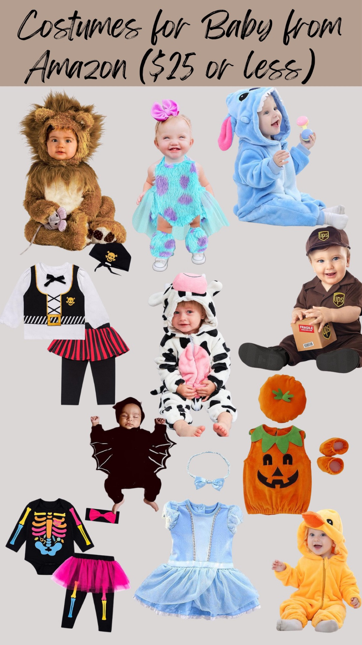 Spook-tacular savings on adorable baby Halloween costumes! Check out these budget-friendly finds on Amazon, all under $25! 🎃👶🏼🛒 #BabyHalloween #AmazonDeals

#LTKbaby #LTKsalealert #LTKHalloween