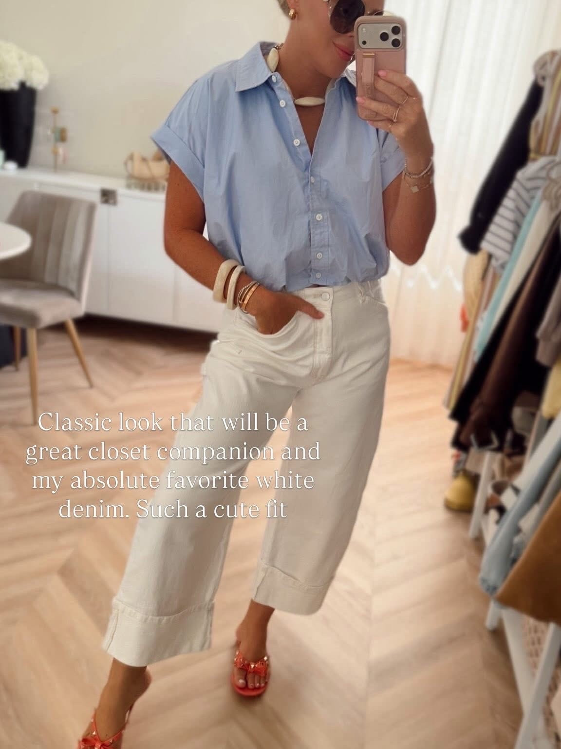 OOTN! 🤍
Jeans tts, top I did XS! More washes but I love the fit of these! 


White jeans. Summer outfit. Summer style.

#LTKSeasonal #LTKootd