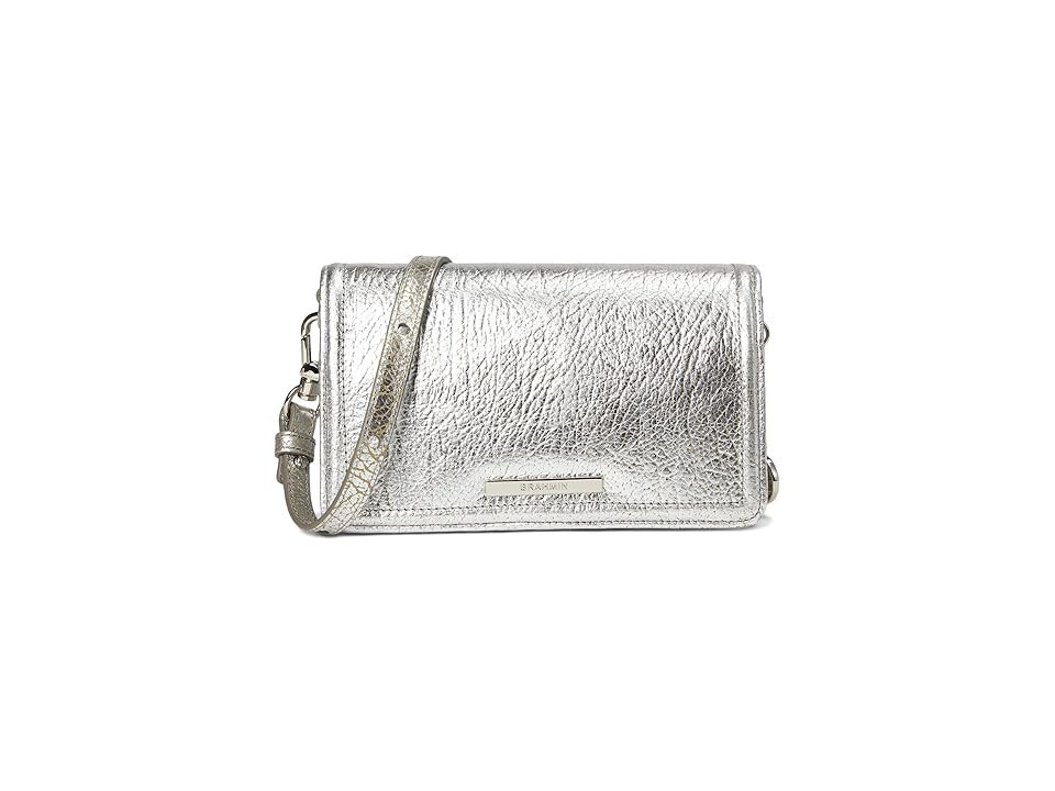 Brahmin Minuette Women's Handbags Silver, Leather | Zappos