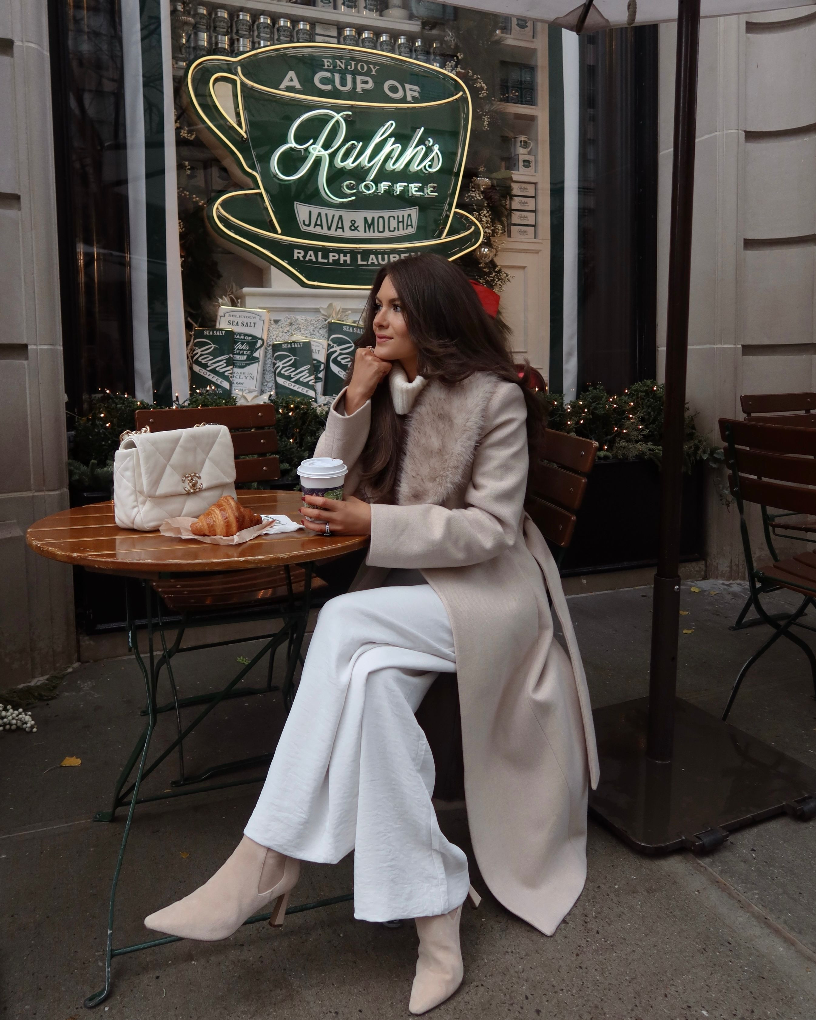 My favorite coat is back in stock!! ❤️ Mango wool coat with faux fur collar #holidayoutfit #winteroutfit #winterstyle 

 #LTKdayinmylife #LTKFindsUnder100 #LTKWorkwear