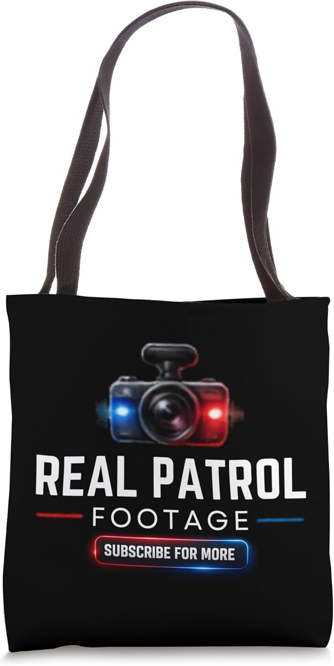 Real Patrol Footage Dash Cam Graphic Tote Bag | Amazon (US)