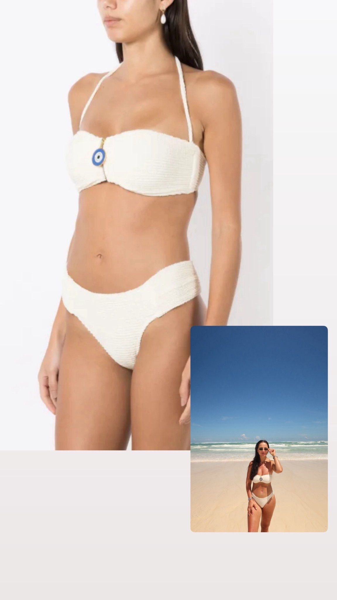 Beautiful velvet strapless bathing suits 👙 