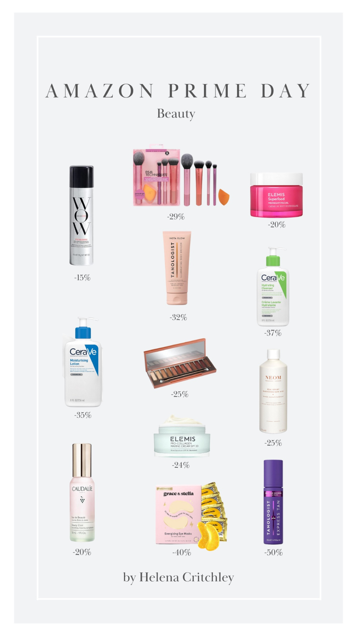 My Beauty Selects for Amazon Prime Day! 

Amazon Prime, Beauty, Skincare, Hair Care, Sales, Autumn Deals, Hair Care, Make up 

#LTKsale #LTKuk #LTKeurope