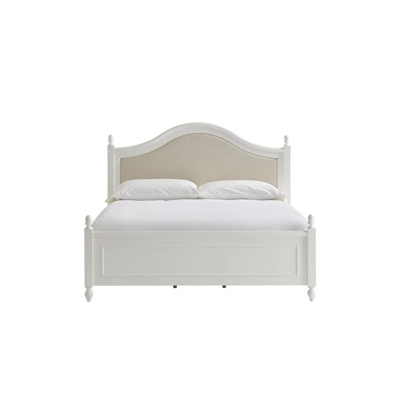 Penelope Solid Wood and Upholstered Low Profile Standard Bed | Wayfair North America