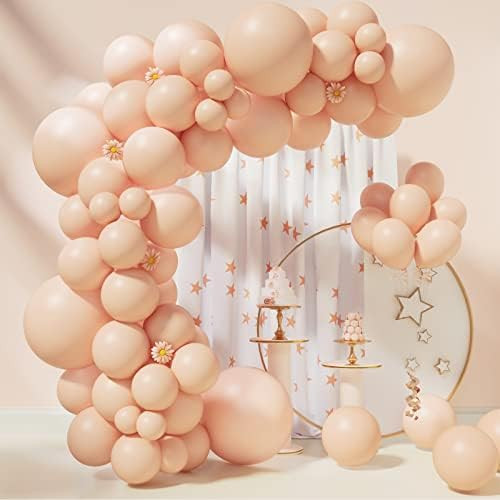 Pastel Orange Balloons 85 pcs Peach Balloons Garland Arch Kit 5/10/12/18 Inch Different Sizes Pas... | Amazon (US)