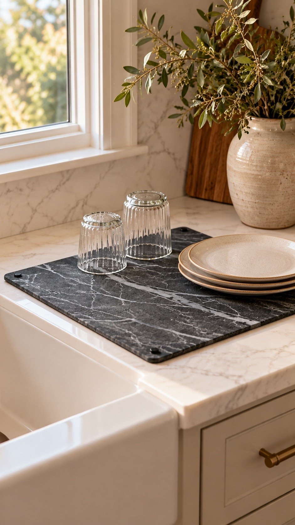 Obsessed with this stone dish drying mat! On Amazon prime deal!
