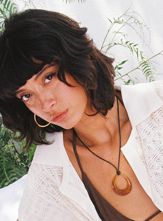 Shaylan Necklace Black | Princess Polly AU