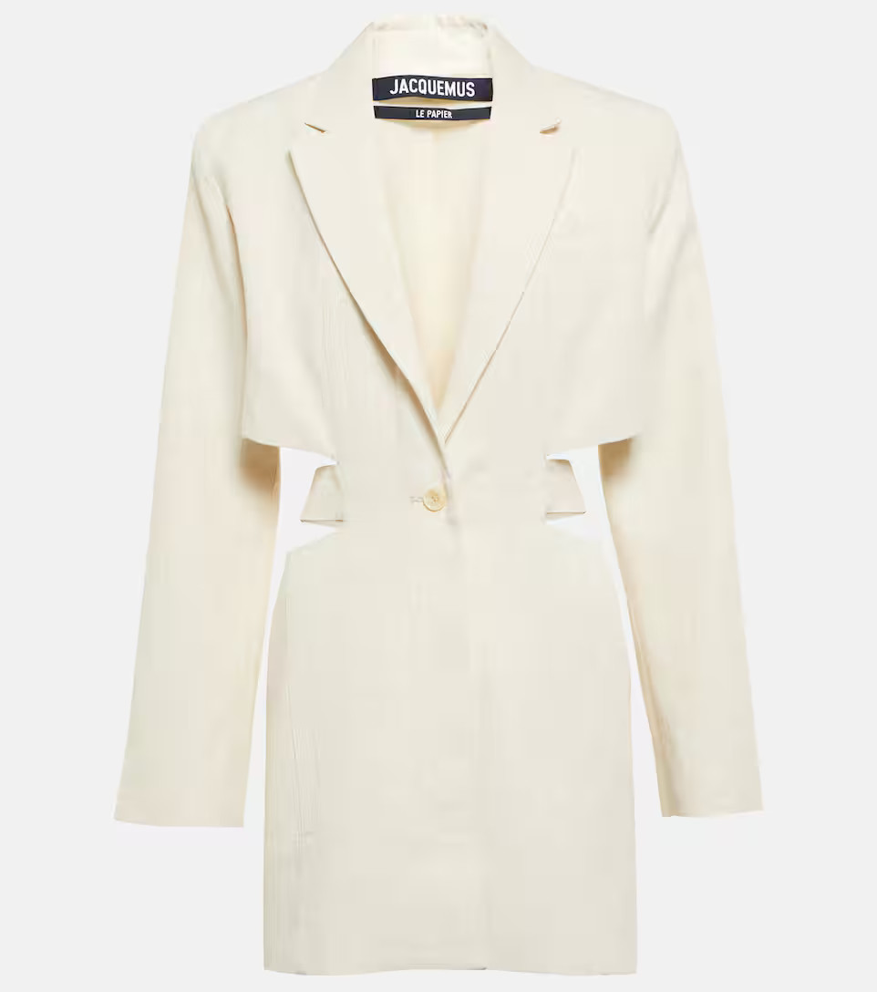 La Robe Bari linen-blend minidress | Mytheresa (US/CA)