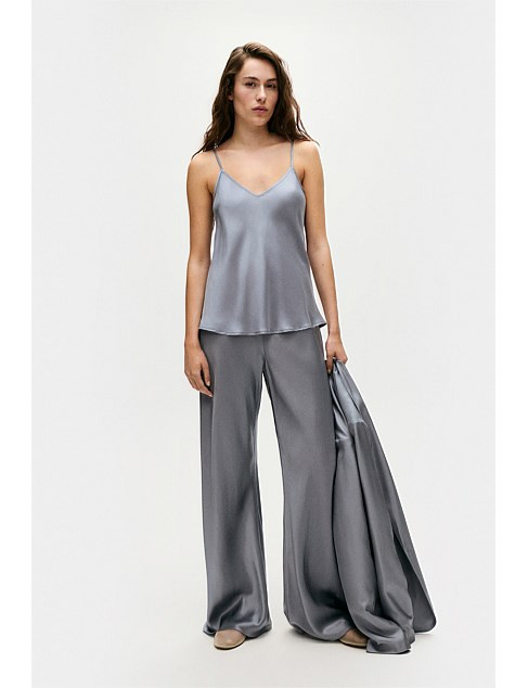 Silk Laundry Bias Cut Pants Storm | David Jones | David Jones (Australia & New Zealand)