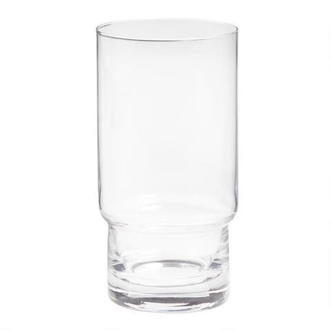 Clear Stackable Highball Glass Set of 2 | World Market