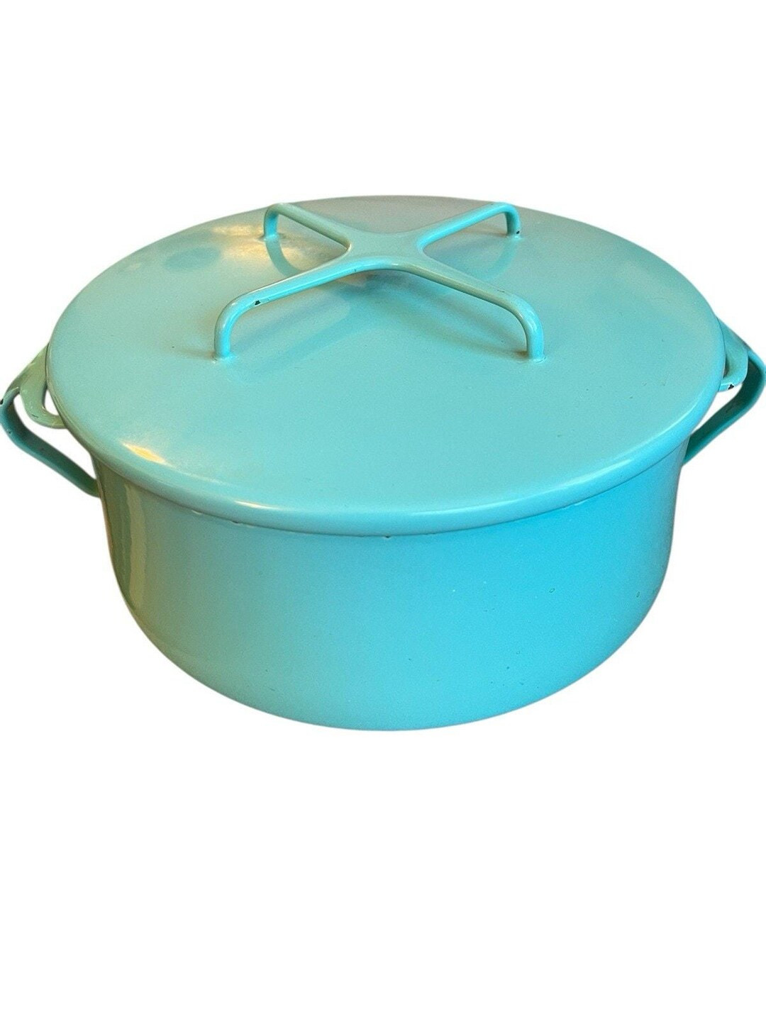Vintage Dansk Kobenstyle Turquoise Enameled Dutch Oven Pot W/trivet Lid 4qt READ - Etsy | Etsy (US)