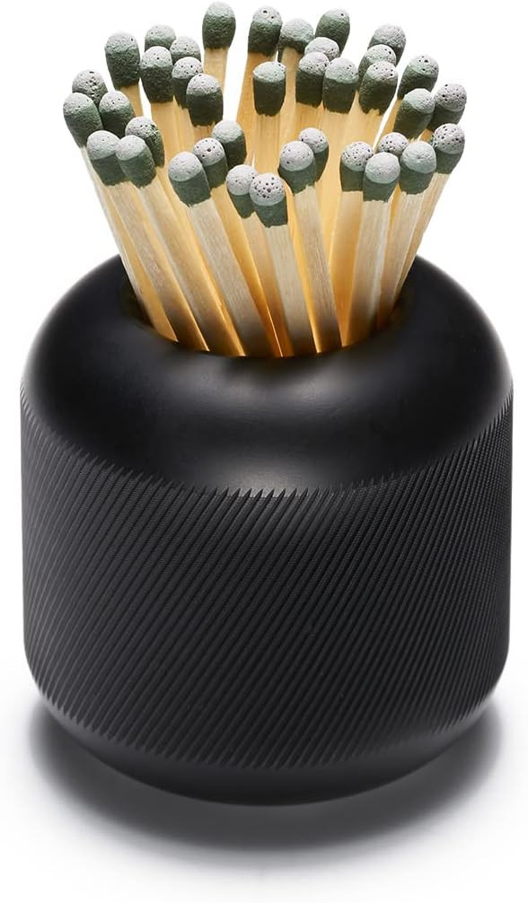 Craighill Match Striker - Decorative Match Holder with Striker, Match Cloche for Candles & Firepl... | Amazon (US)