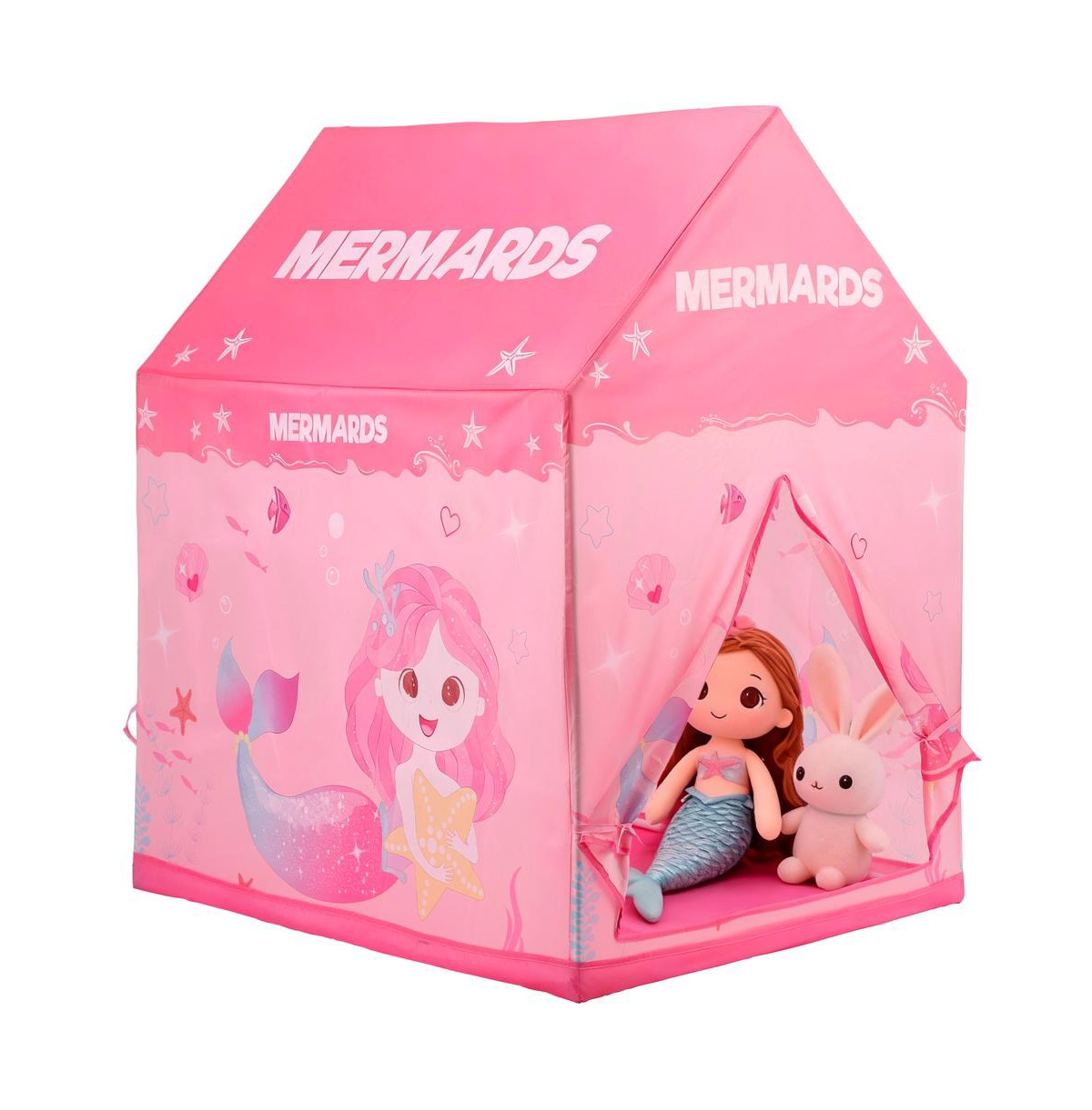 Bruce & Shark Mermaid Themed Play Tent for Kids, Playhouse for Indoor & Outdoor - Pink | Macy's