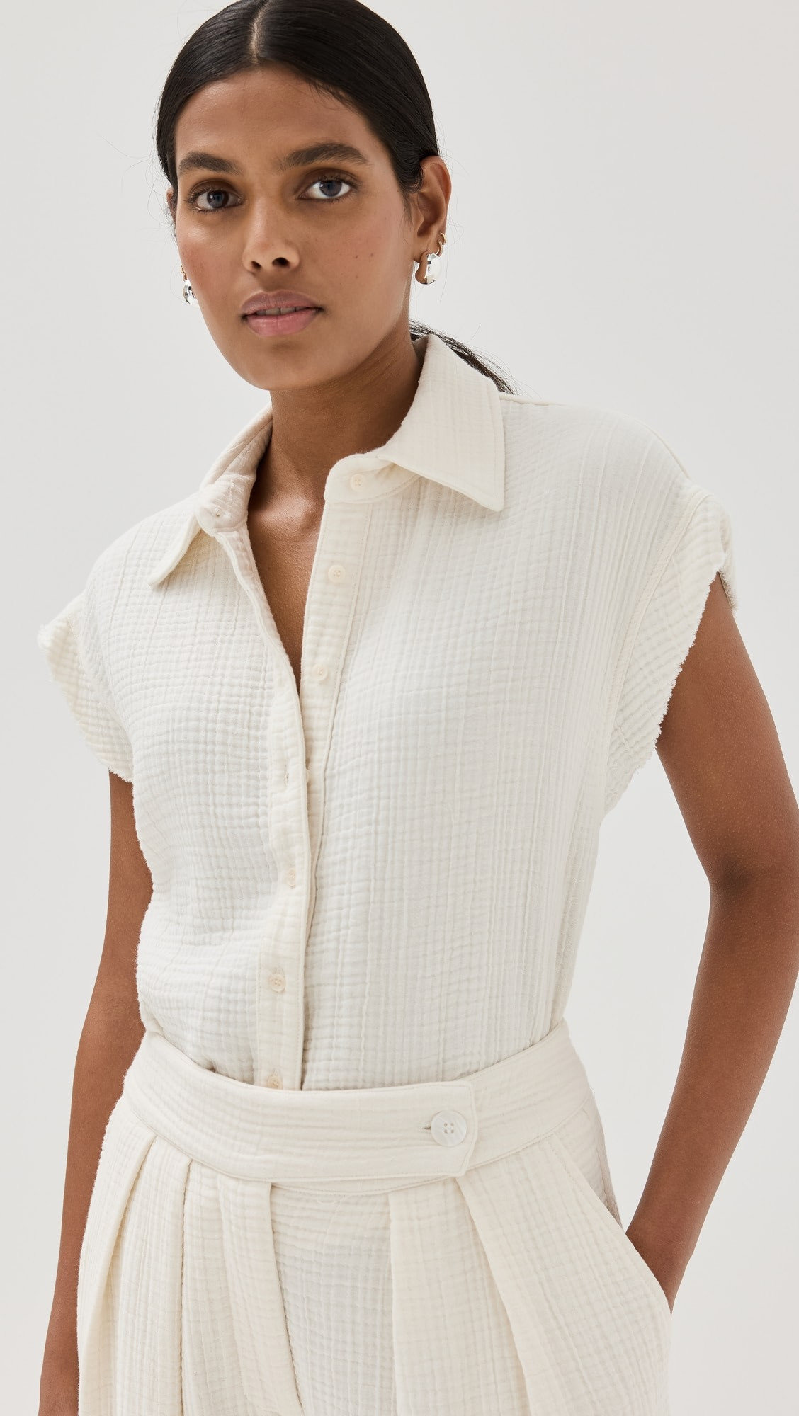Caleb Gauze Top | Shopbop