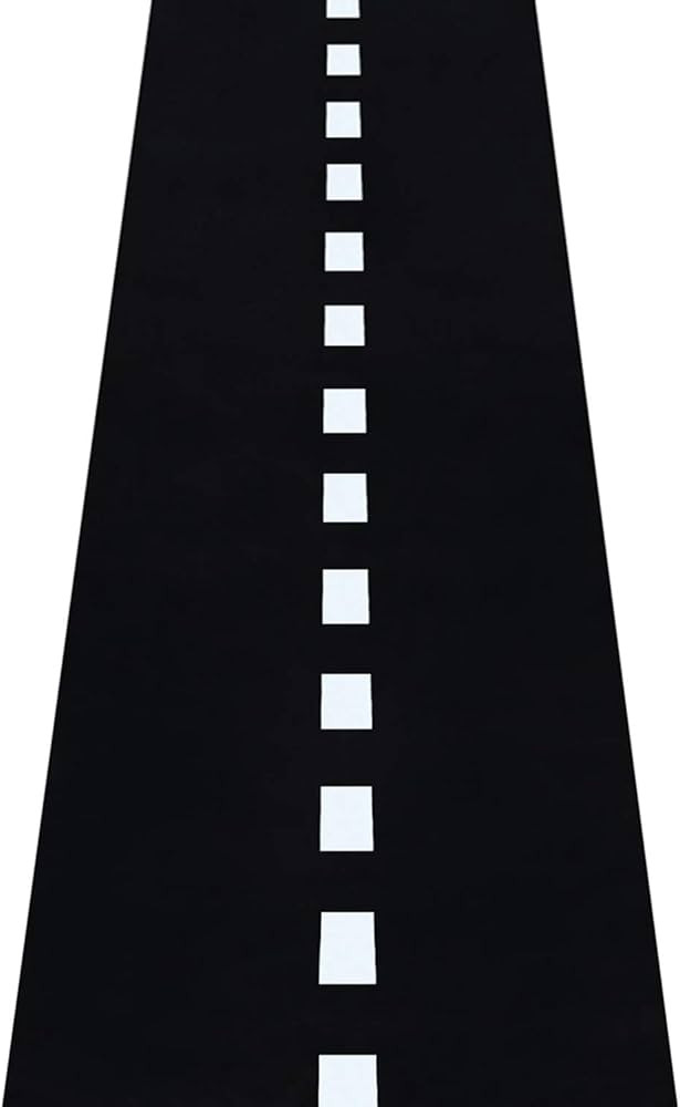 Novelty Place Racetrack Floor Runner - 10 Ft x 2 Ft Black Race Track Running Mat - Sports Race Ca... | Amazon (CA)