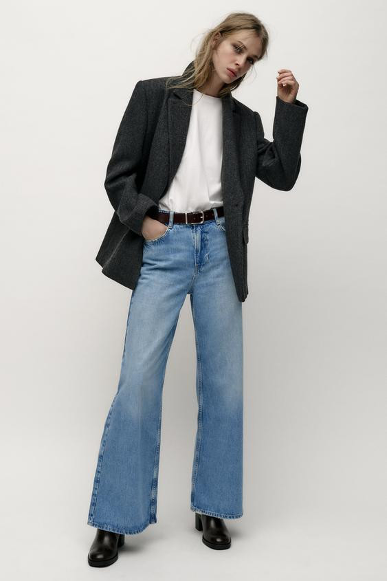 Z1975 HIGH RISE WIDE LEG JEANS | Zara US