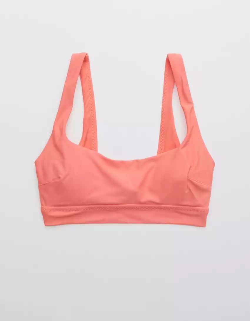 Aerie Banded Wide Strap Scoop Bikini Top | American Eagle Outfitters (US & CA)