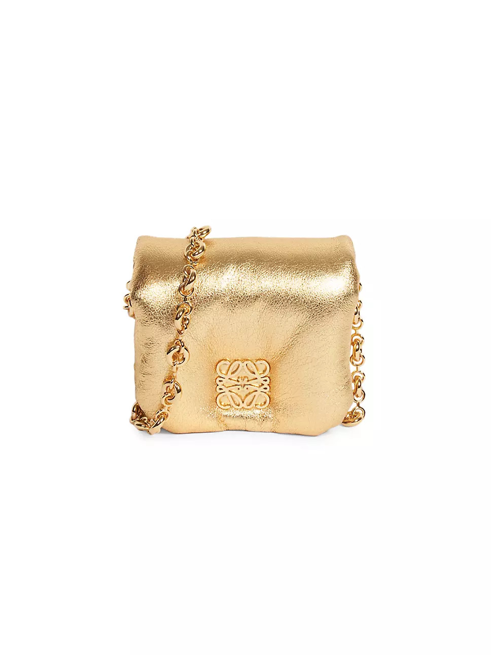 Goya Leather Puffer Case | Saks Fifth Avenue