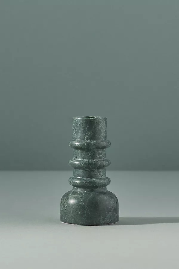 Fiona Marble Candlestick Holder | Anthropologie (US)