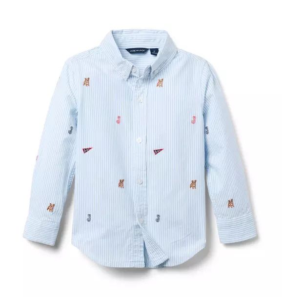 The Embroidered Oxford Shirt | Janie and Jack