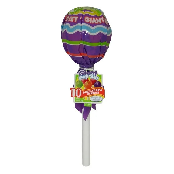Giant Pop with 10 Lollipops Inside by Dat'l Do It, 2.46 oz, 1ct | Walmart (US)