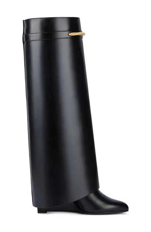 Givenchy Shark Pinch Tall Boot in Black at Nordstrom, Size 39 | Nordstrom