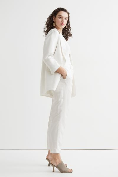 Linen-blend Dress Pants | H&M (US + CA)