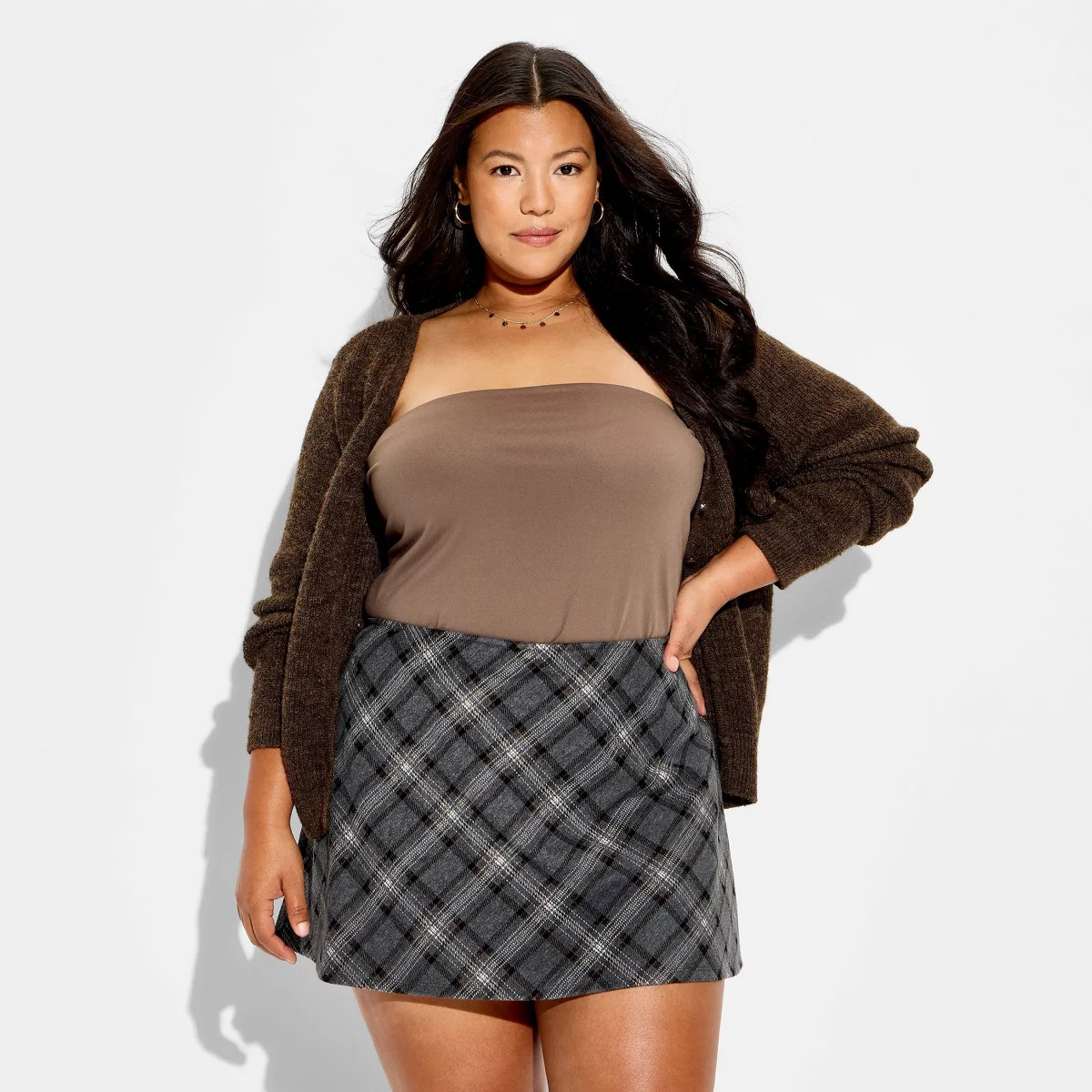 Women's ButterBliss Tube Top - Wild Fable™ Espresso 4X | Target